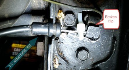 How To Fix Stretched Hood Release Cable