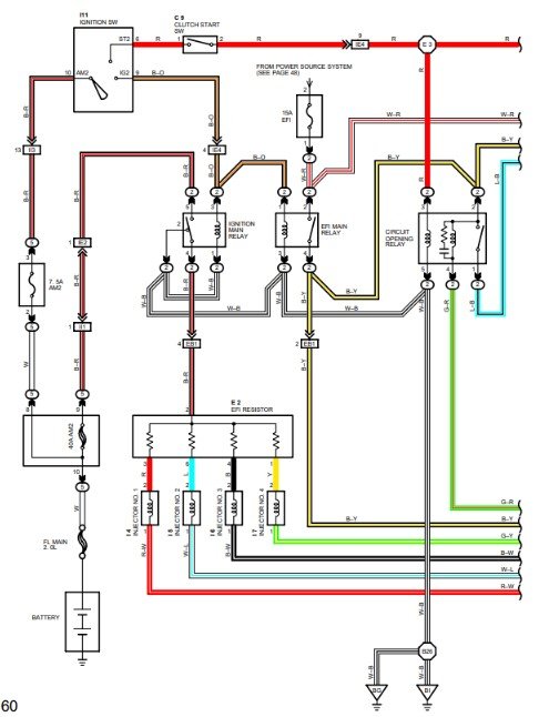 Ignition Wire Toyota Ignition Switch Wiring Diagram 4 Toyota Ignition Switch Wiring Colors