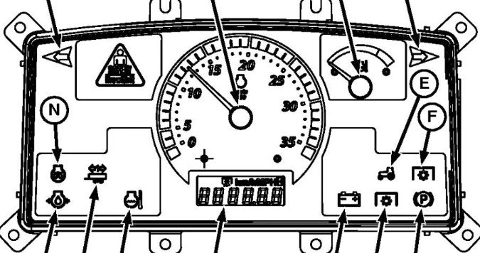 What are Case Tractor Warning Lights