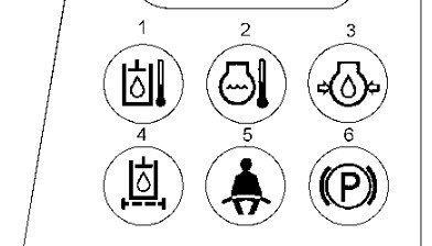 What are hydraulic oil case skid steer warning lights