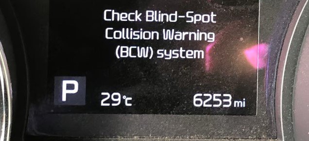 2018 Kia Optima BSD System Check