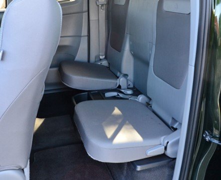 How much room is in the backseat of a Tacoma