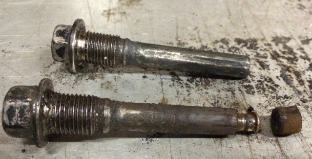 Which Brake Caliper Guide Pin Goes On Top 1