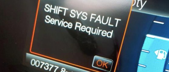 Shift Sys Fault Ford Fusion