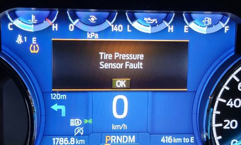 F150 Tire Pressure Sensor Fault