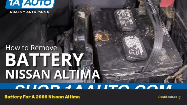 Battery For A 2006 Nissan Altima