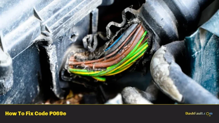 How To Fix Code P069e