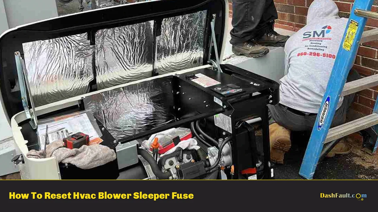 How To Reset Hvac Blower Sleeper Fuse