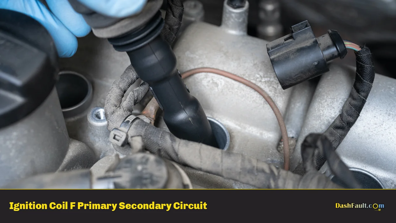 Ignition Coil F Primary Secondary Circuit
